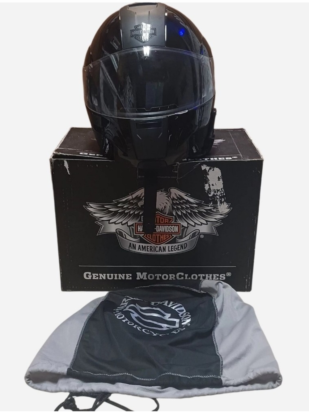 Harley-Davidson Black Full-Face Motorcycle Helmet